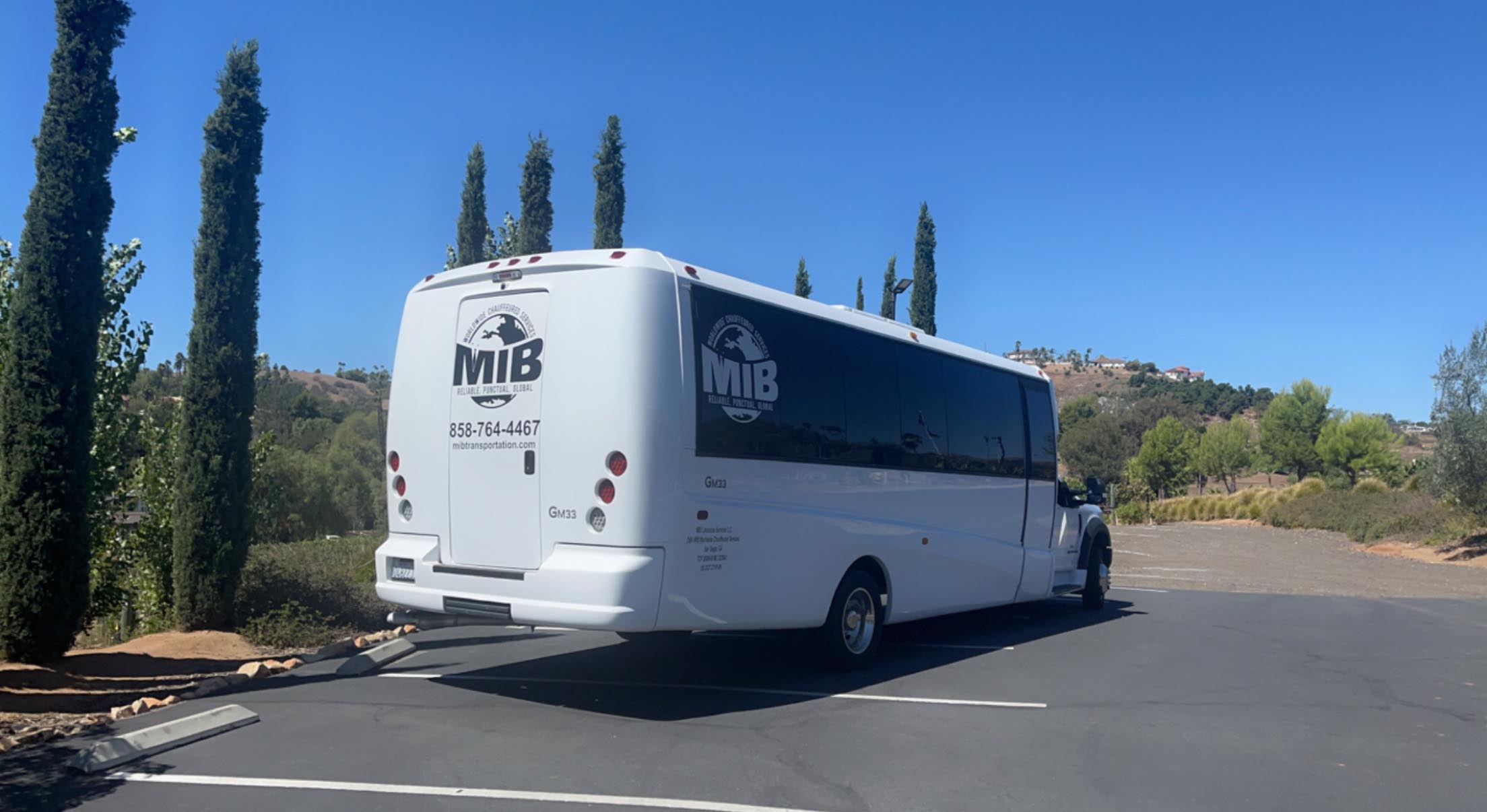 San Diego Mini Bus Rental Info